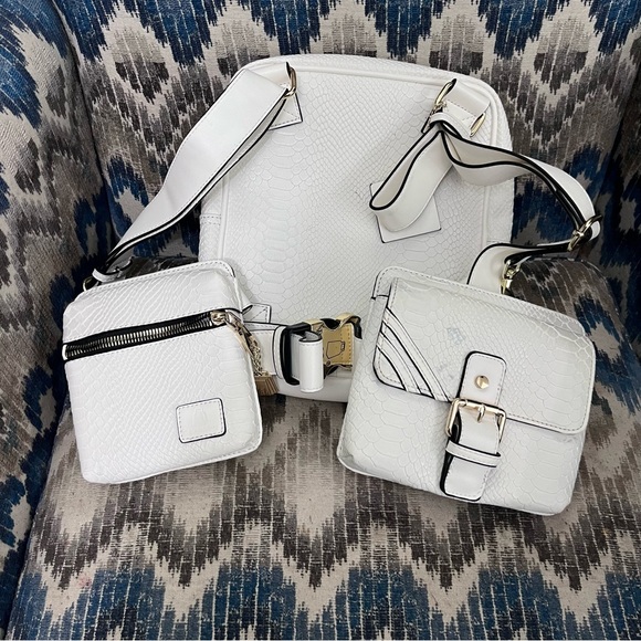 Tote&Carry Handbags - Tote Carry Vegan Leather Backpack
Crocodile Skin